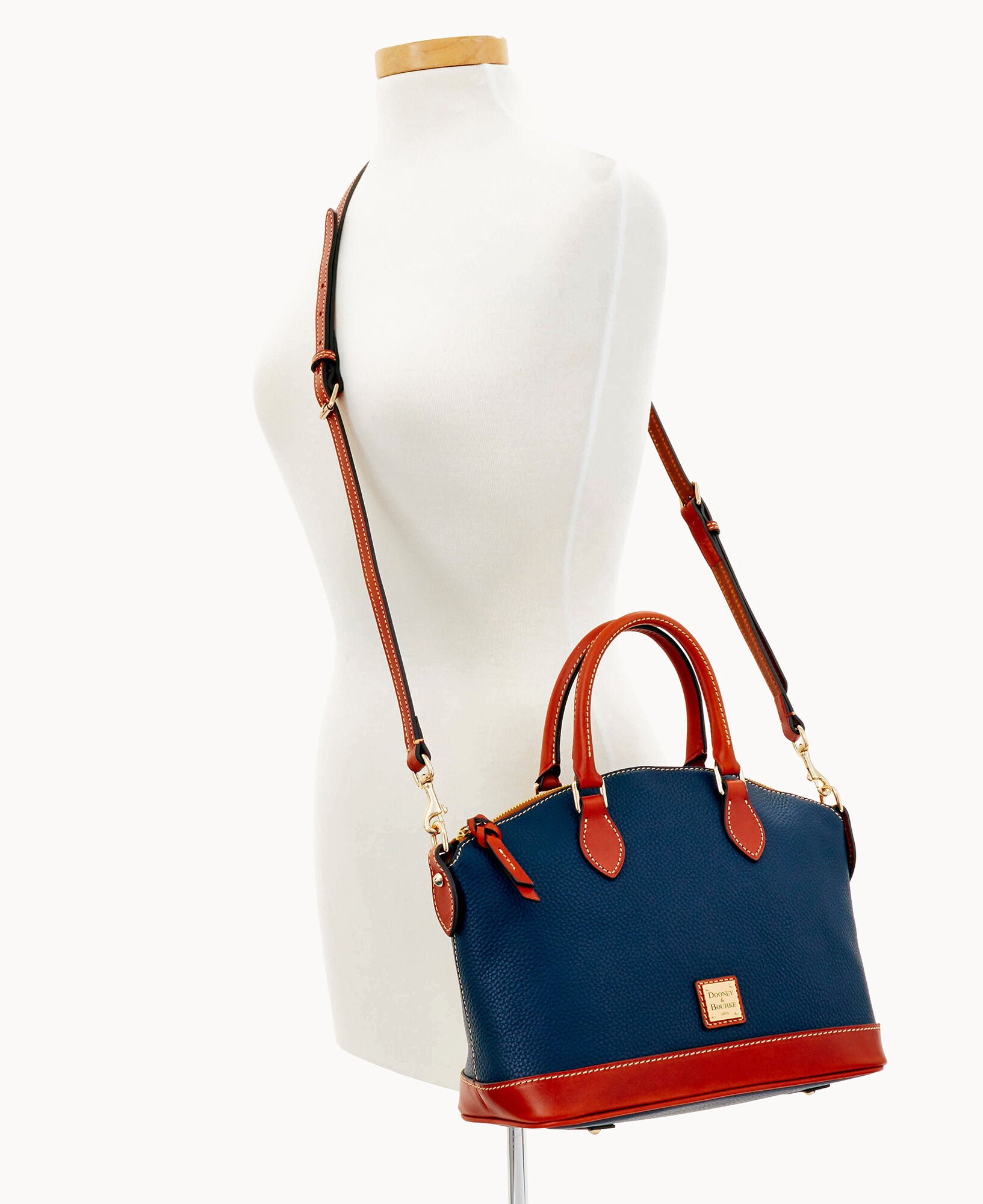 Pebble Grain Darcy Satchel - Image 26