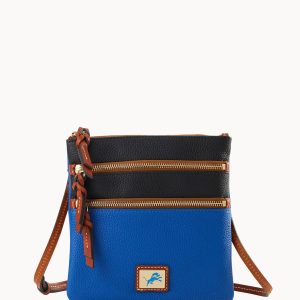 NFL Lions Triple Zip Crossbody