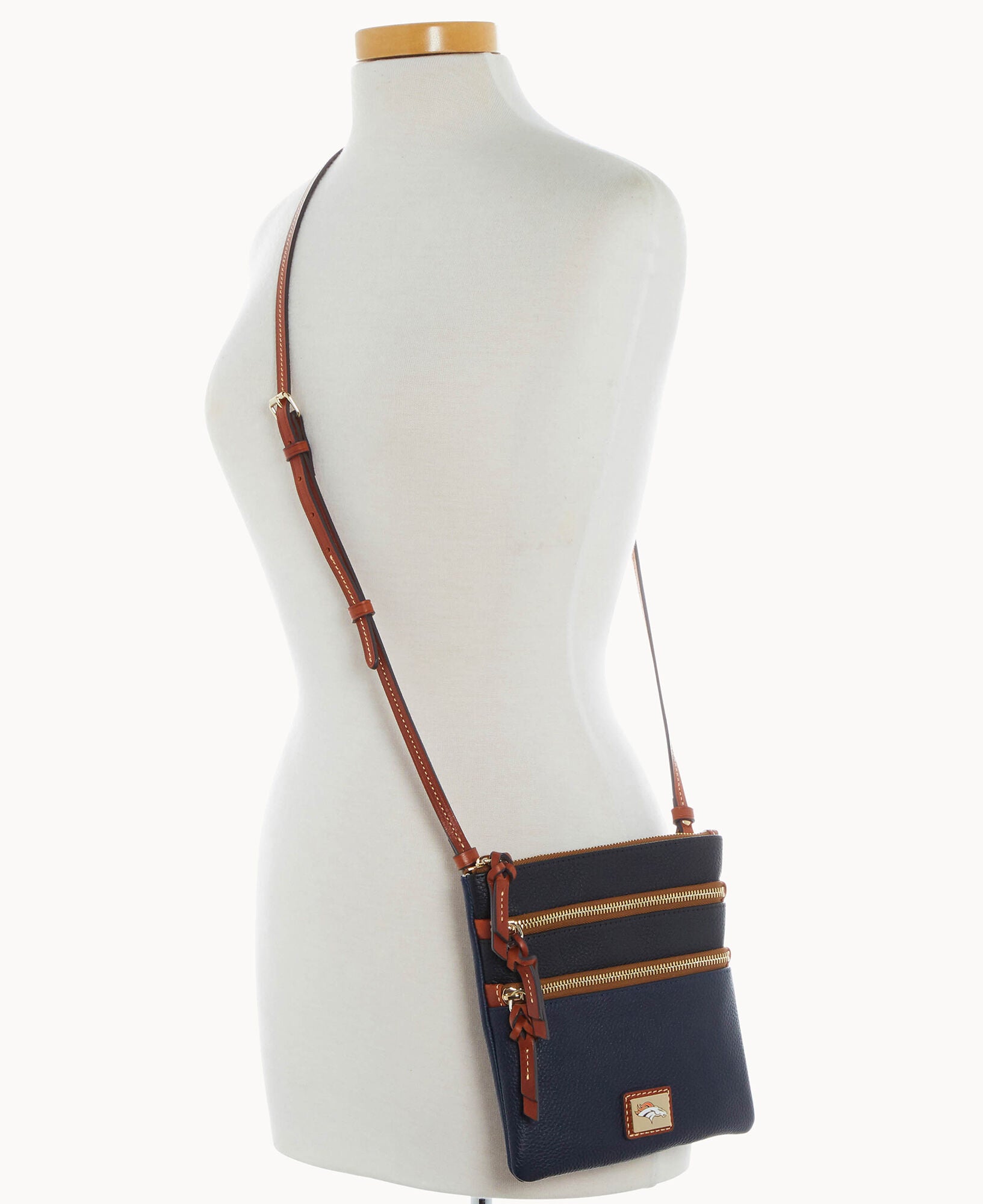NFL Broncos Triple Zip Crossbody - Image 5