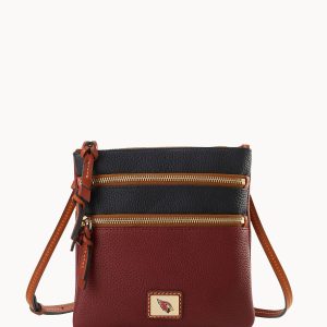 NFL AZ Cardinals Triple Zip Crossbody