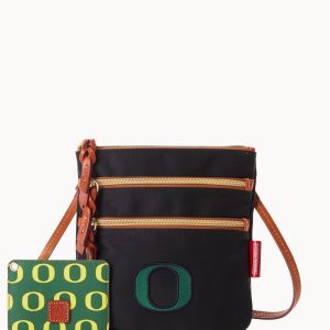 Collegiate University of Oregon North South Triple Zip w ID holder