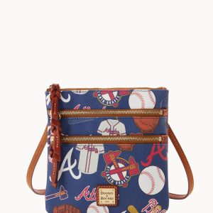 MLB Braves Triple Zip Crossbody