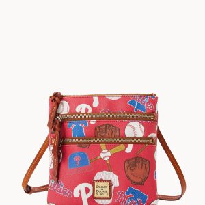 MLB Phillies Triple Zip Crossbody