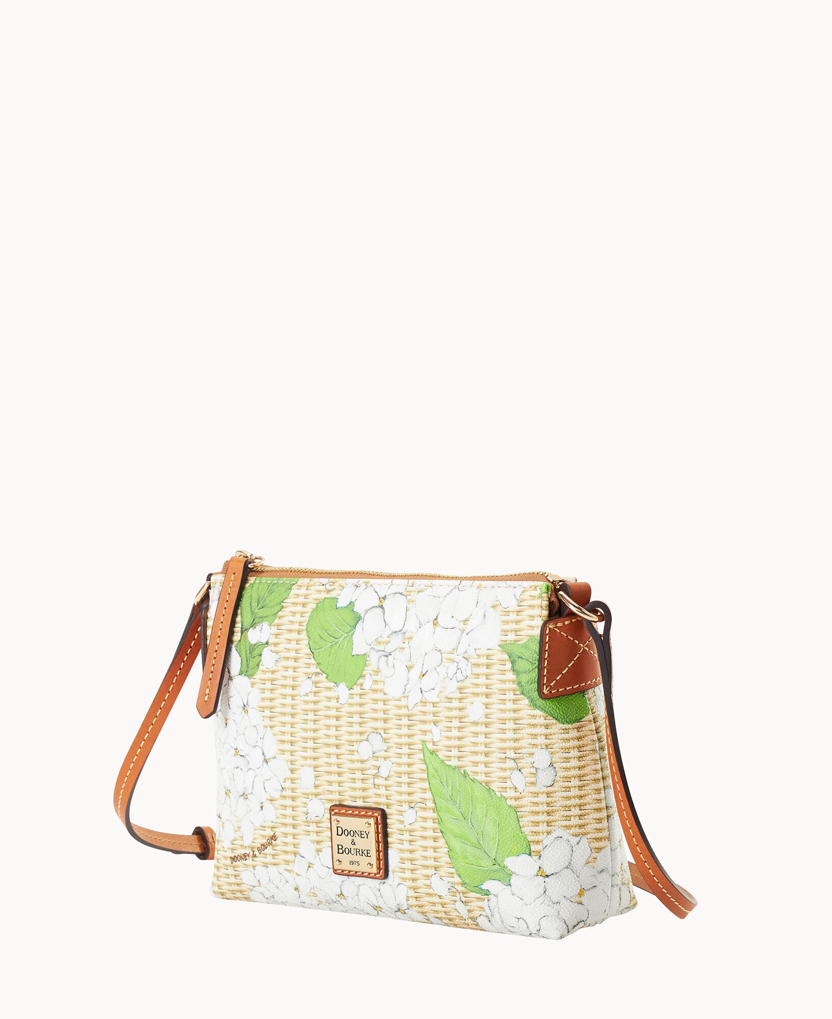 Hydrangea Basketweave Crossbody Pouchette - Image 14
