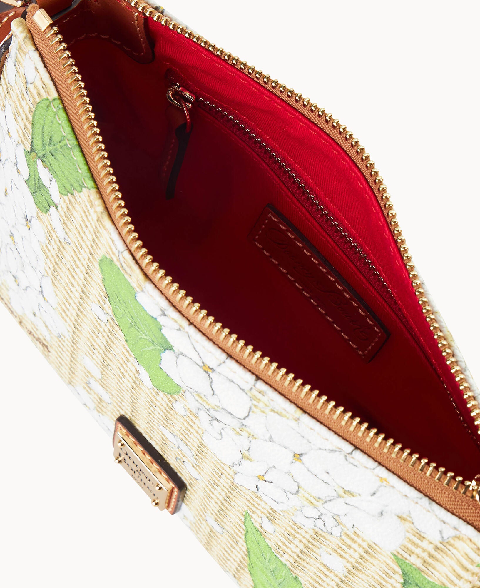 Hydrangea Basketweave Crossbody Pouchette - Image 15