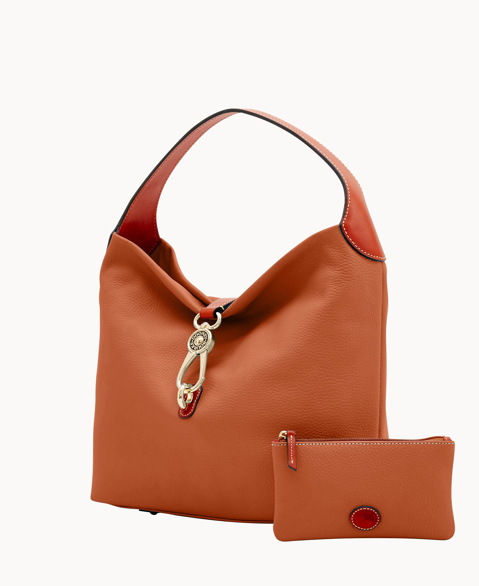 Pebble Grain Logo Lock Shoulder Bag - Image 18