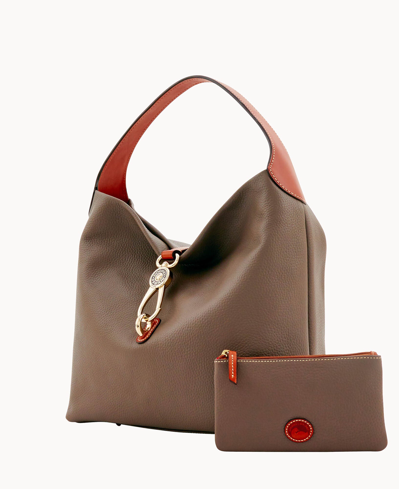 Pebble Grain Logo Lock Shoulder Bag - Image 29
