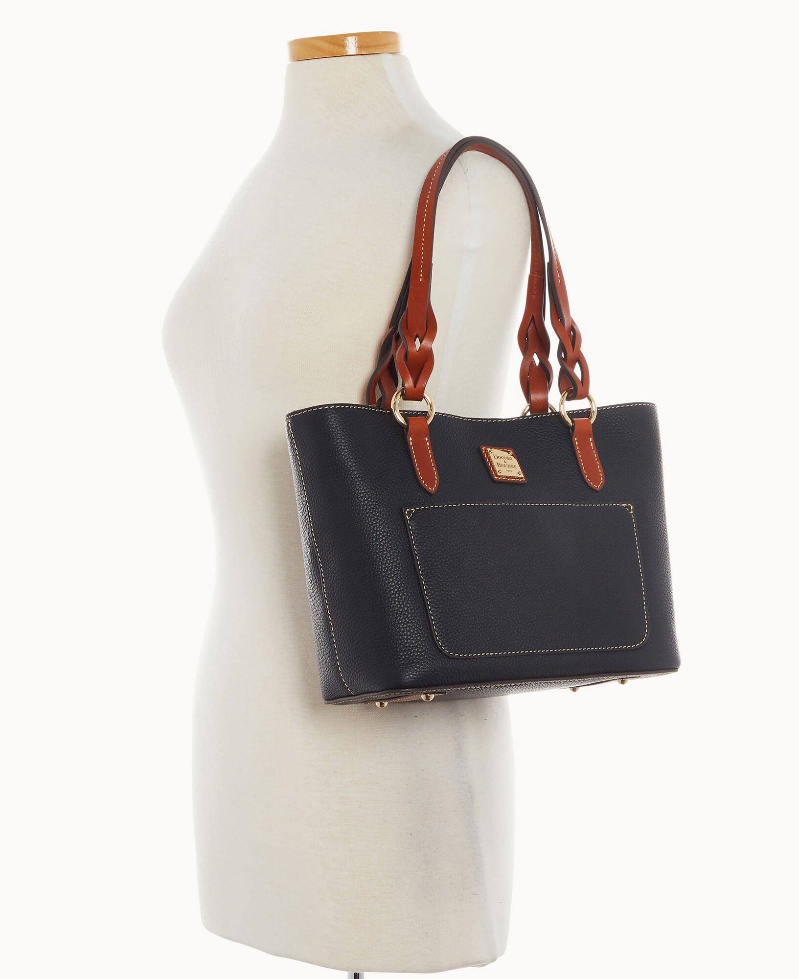 Pebble Grain Small Gretchen Tote - Image 20