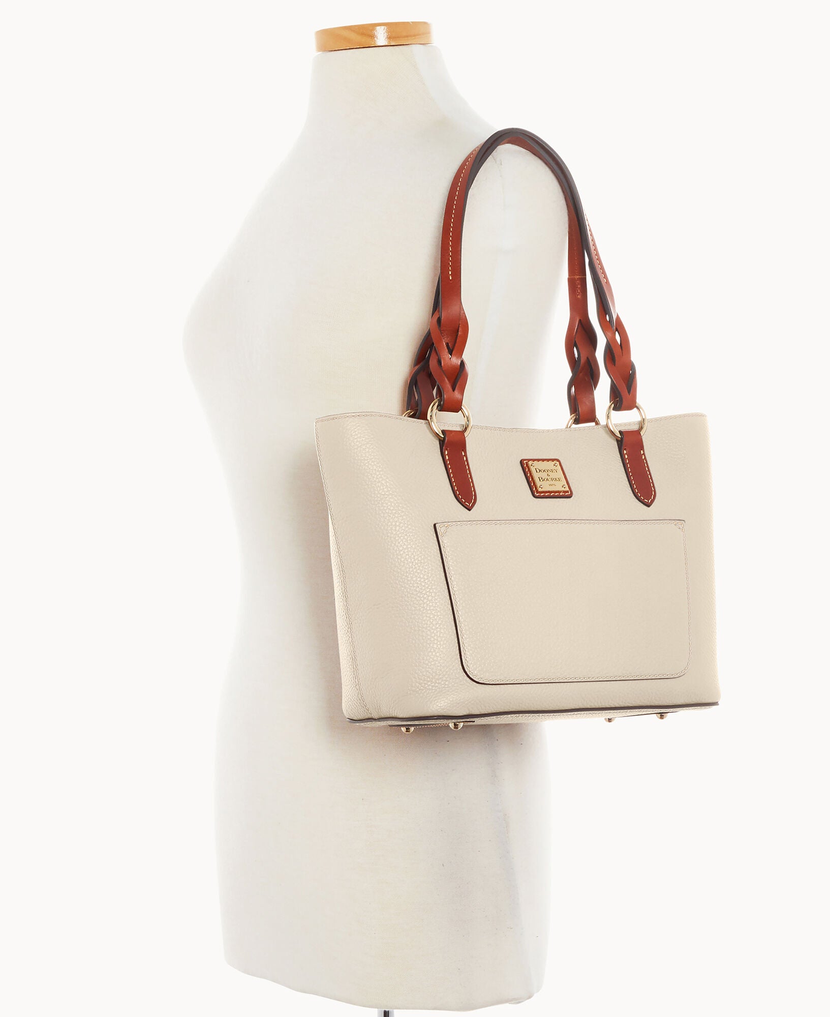 Pebble Grain Small Gretchen Tote - Image 15