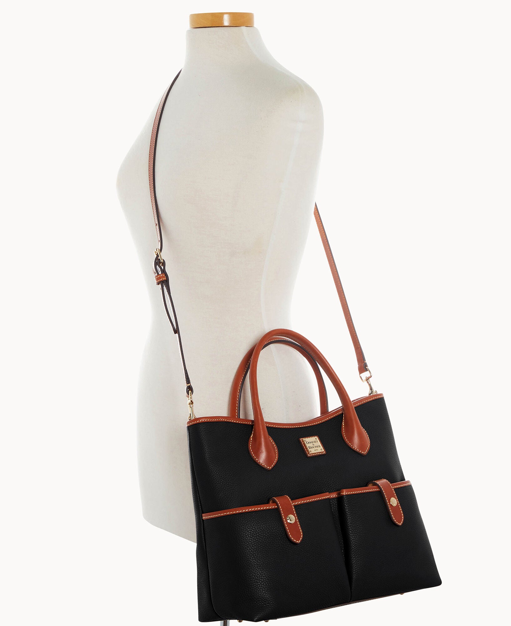 Pebble Grain Short Handle Tote - Image 21
