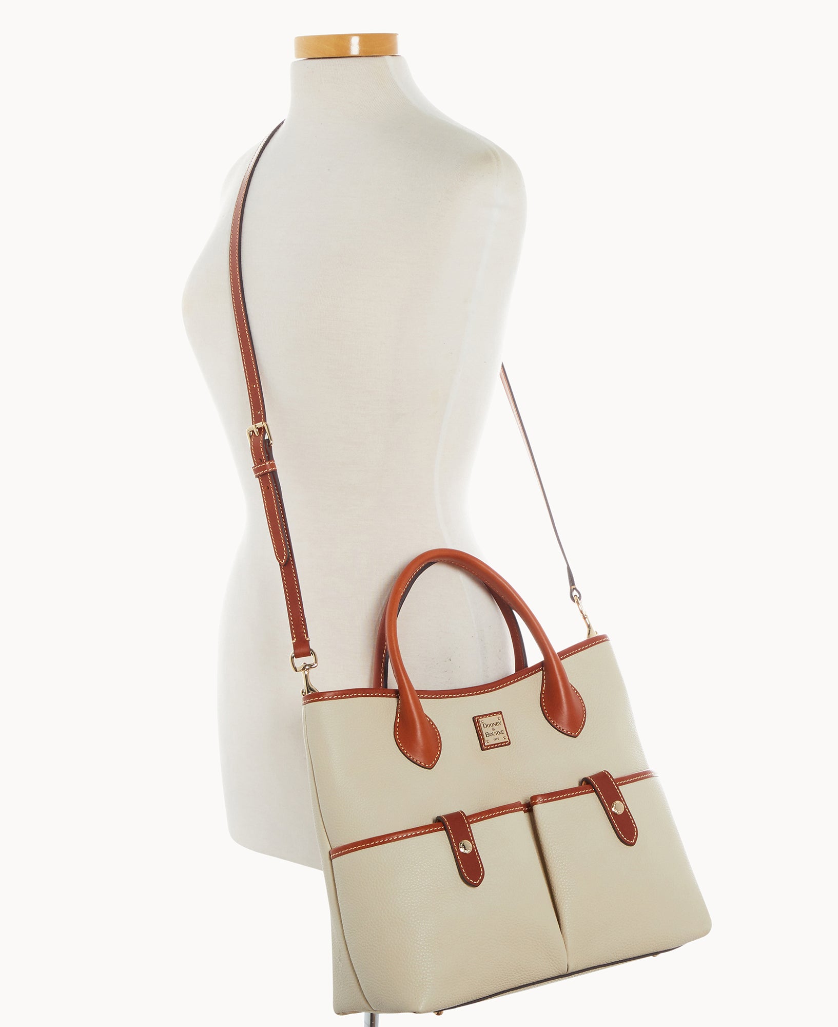 Pebble Grain Short Handle Tote - Image 17