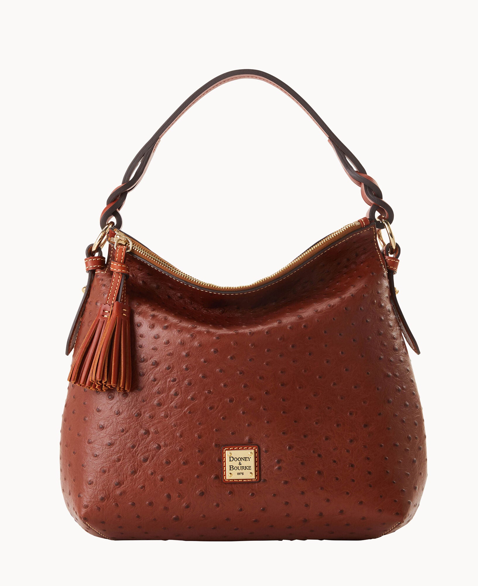Ostrich Twist Strap Hobo - Image 9