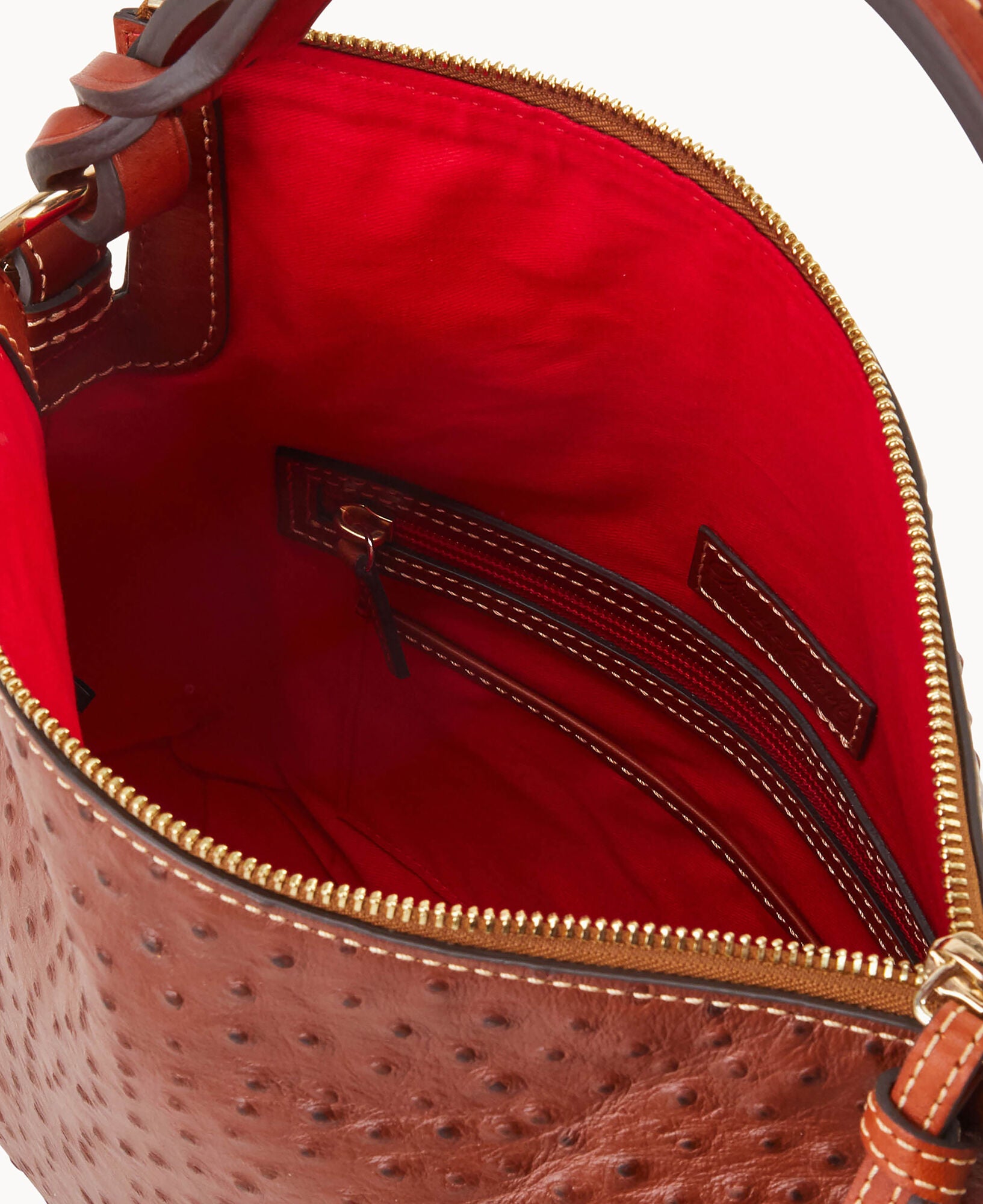 Ostrich Twist Strap Hobo - Image 11