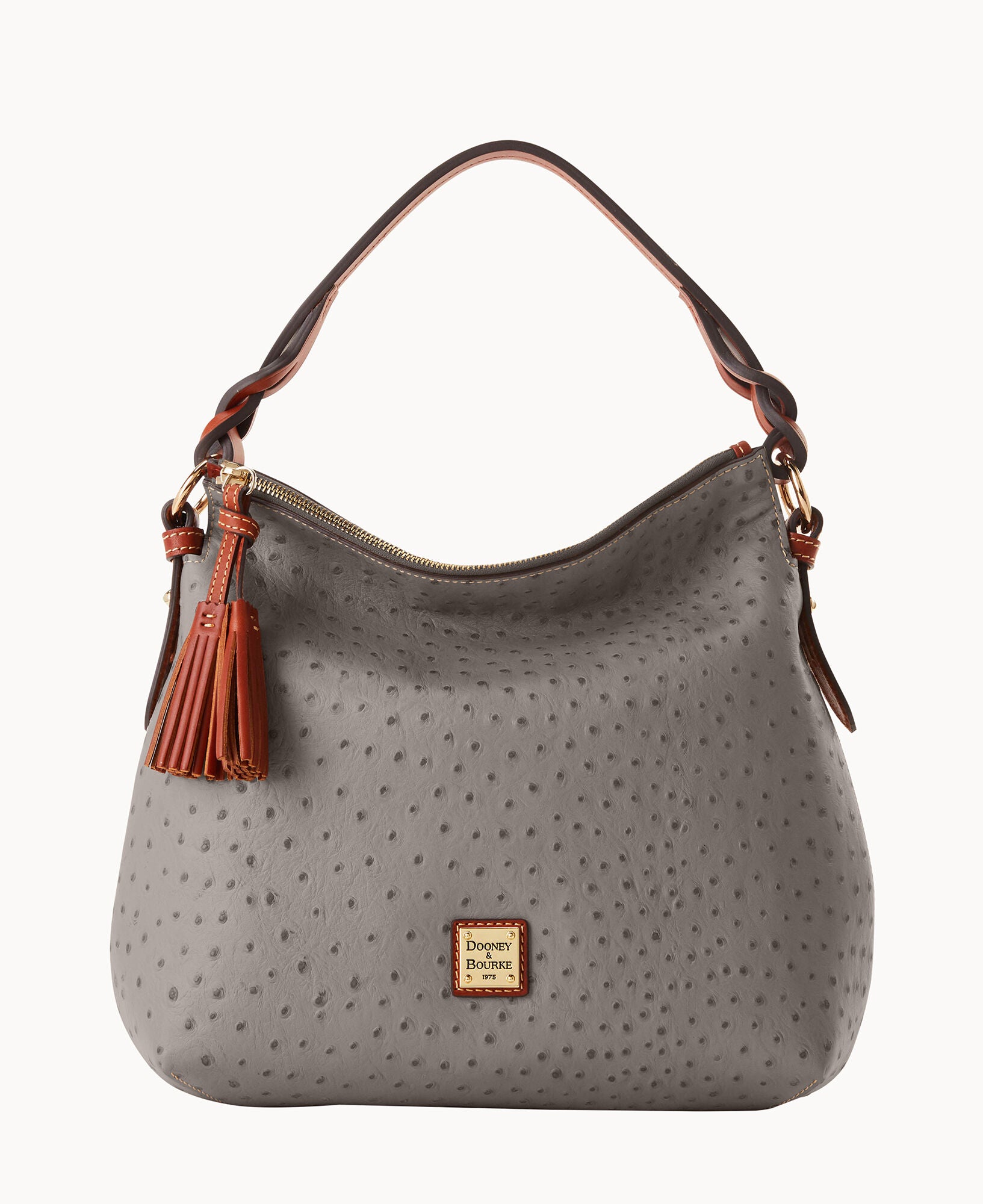 Ostrich Twist Strap Hobo - Image 5
