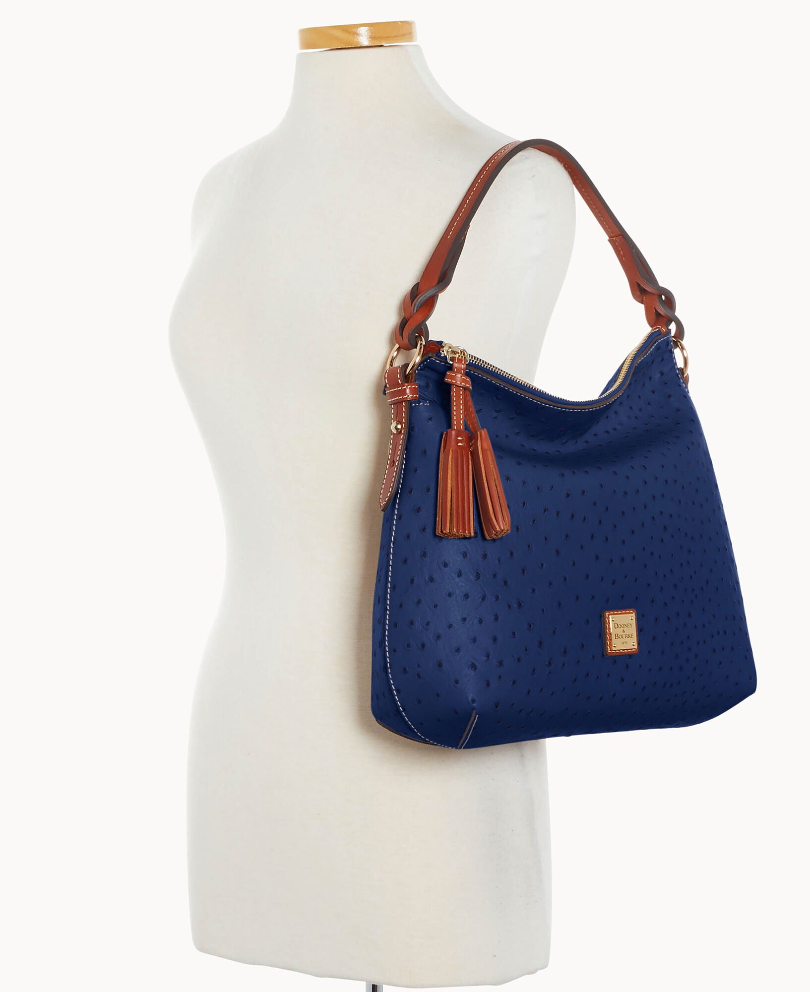Ostrich Twist Strap Hobo - Image 28