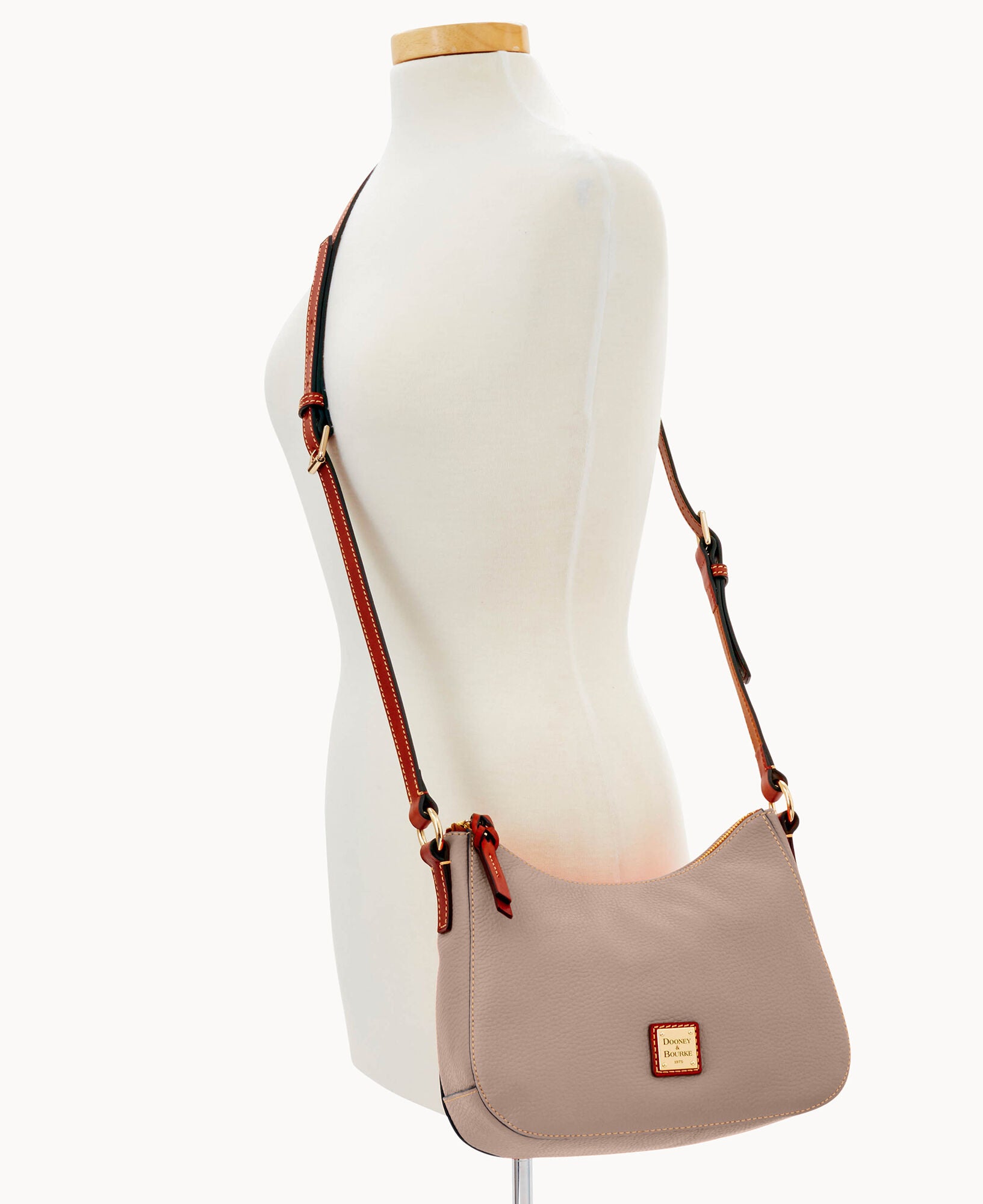 Pebble Grain Small Kiley Crossbody - Image 9