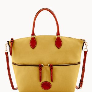 Nylon Large Pocket Satchel