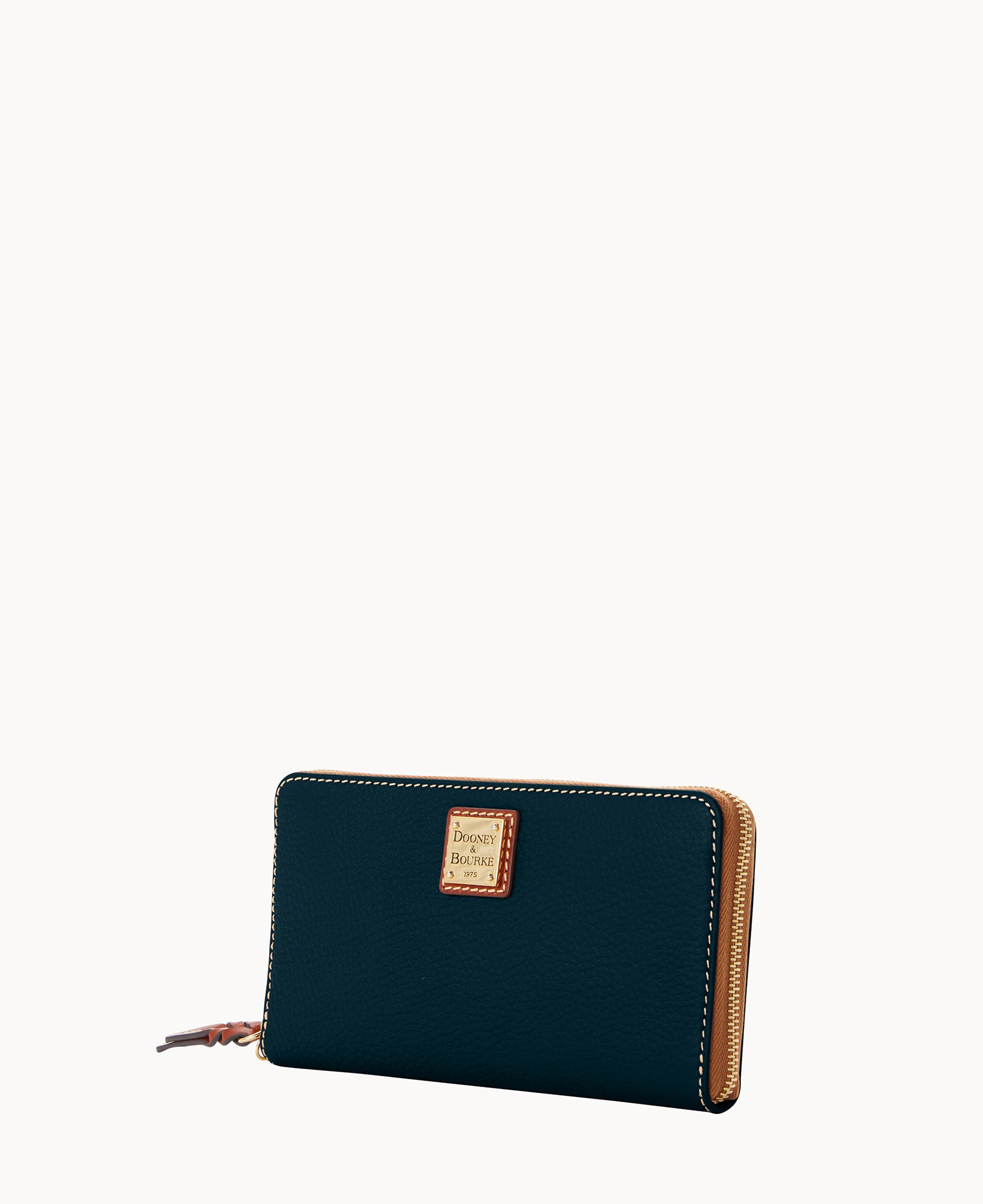 Pebble Grain Large Zip Around Wristlet Crossbody - Image 12