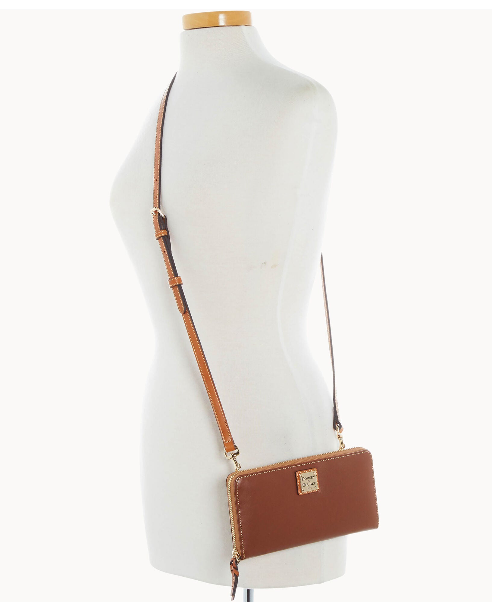 Wexford Leather Large Zip Around Wristlet Crossbody - Image 17