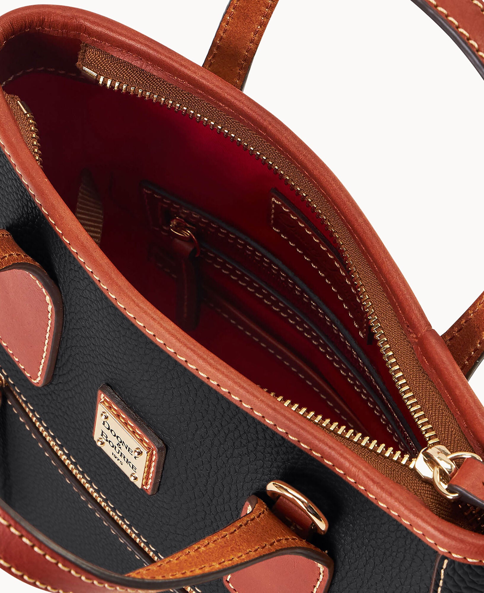 Pebble Grain Small Handle Tote - Image 15