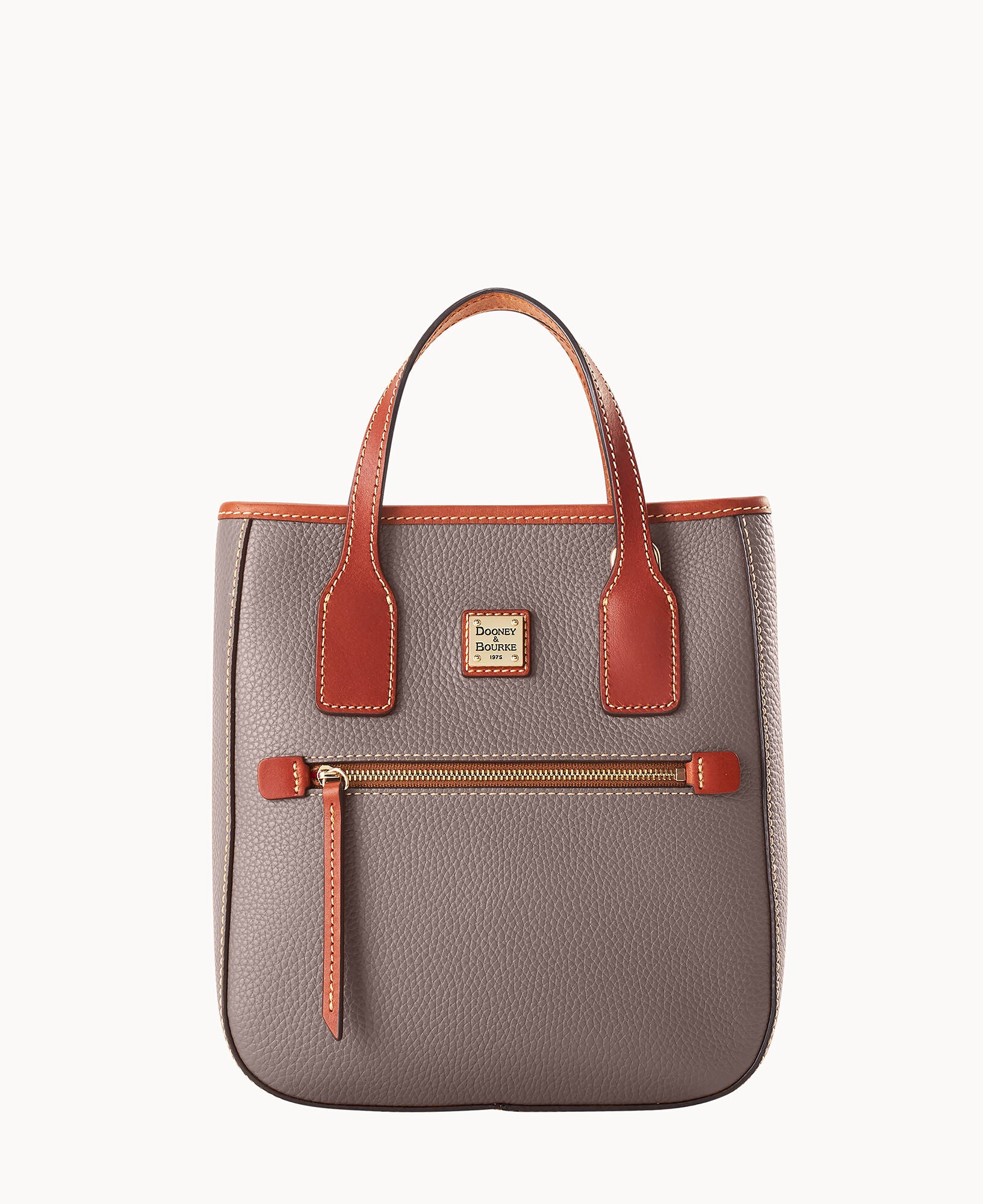 Pebble Grain Small Handle Tote - Image 21