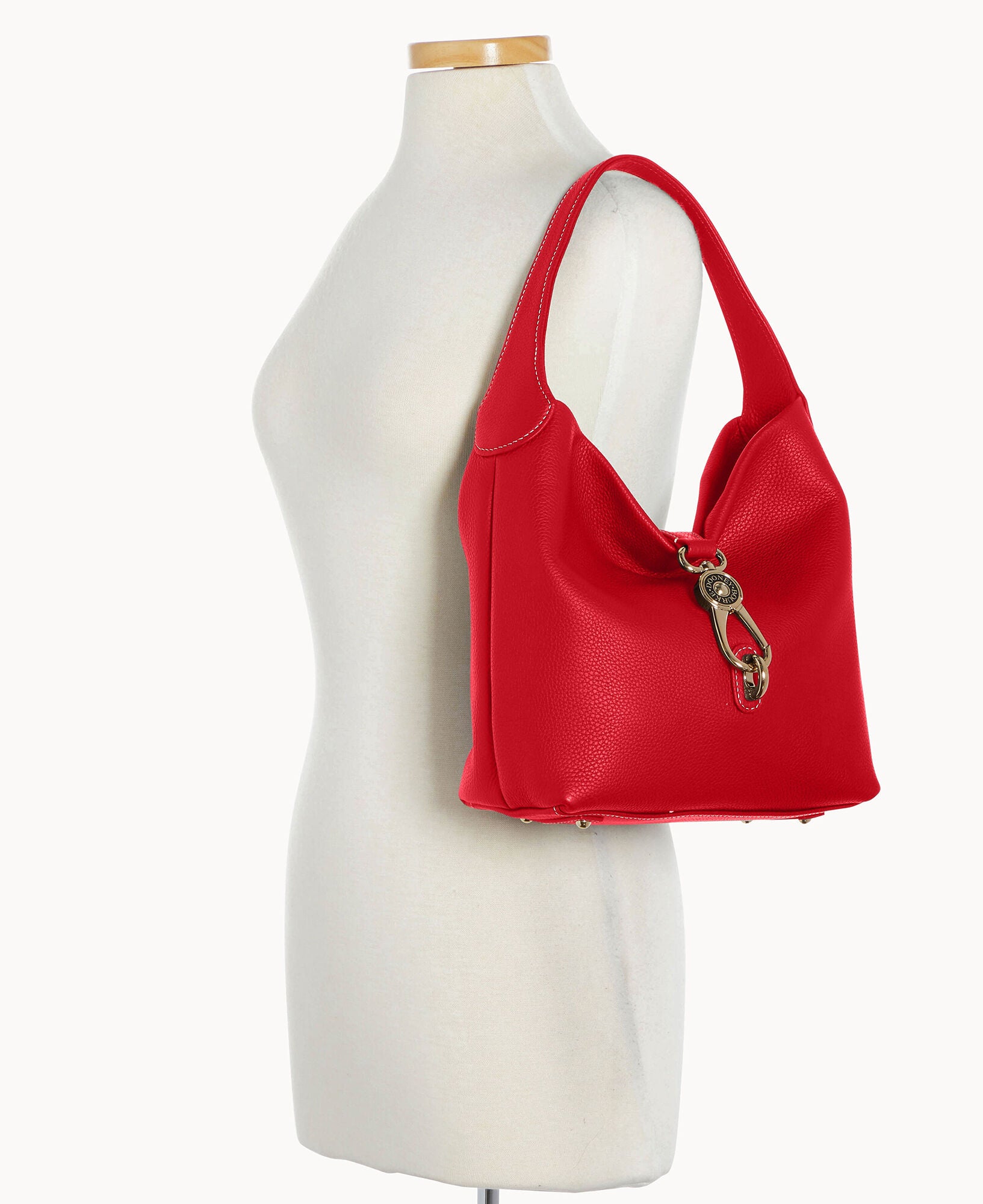 Pebble Grain Small Logo Lock Sac - Image 28