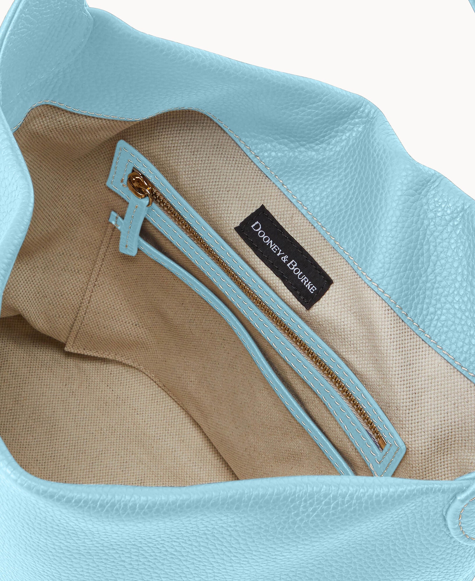 Pebble Grain Small Logo Lock Sac - Image 3