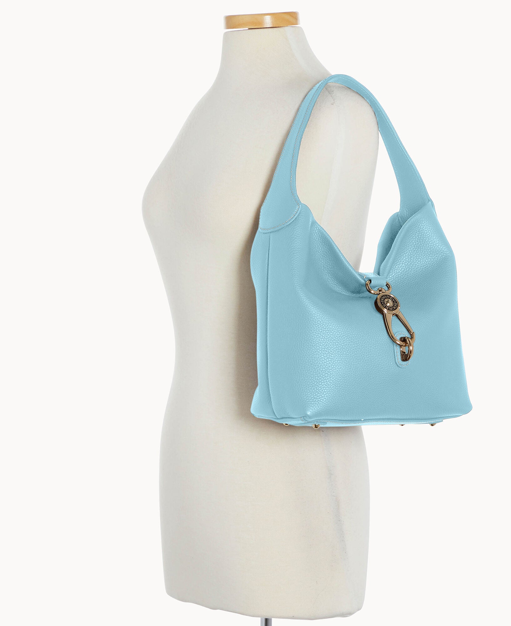 Pebble Grain Small Logo Lock Sac - Image 4