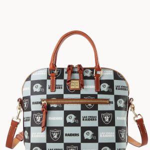 NFL Raiders Domed Zip Satchel