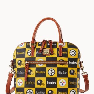 NFL Steelers Domed Zip Satchel