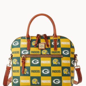 NFL Packers Domed Zip Satchel