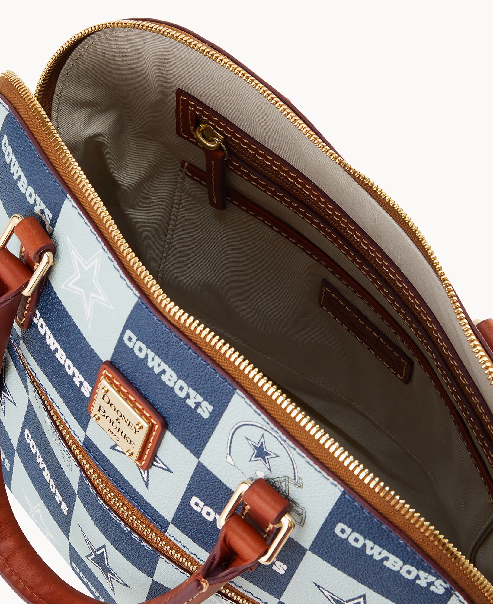 NFL Cowboys Domed Zip Satchel - Image 3