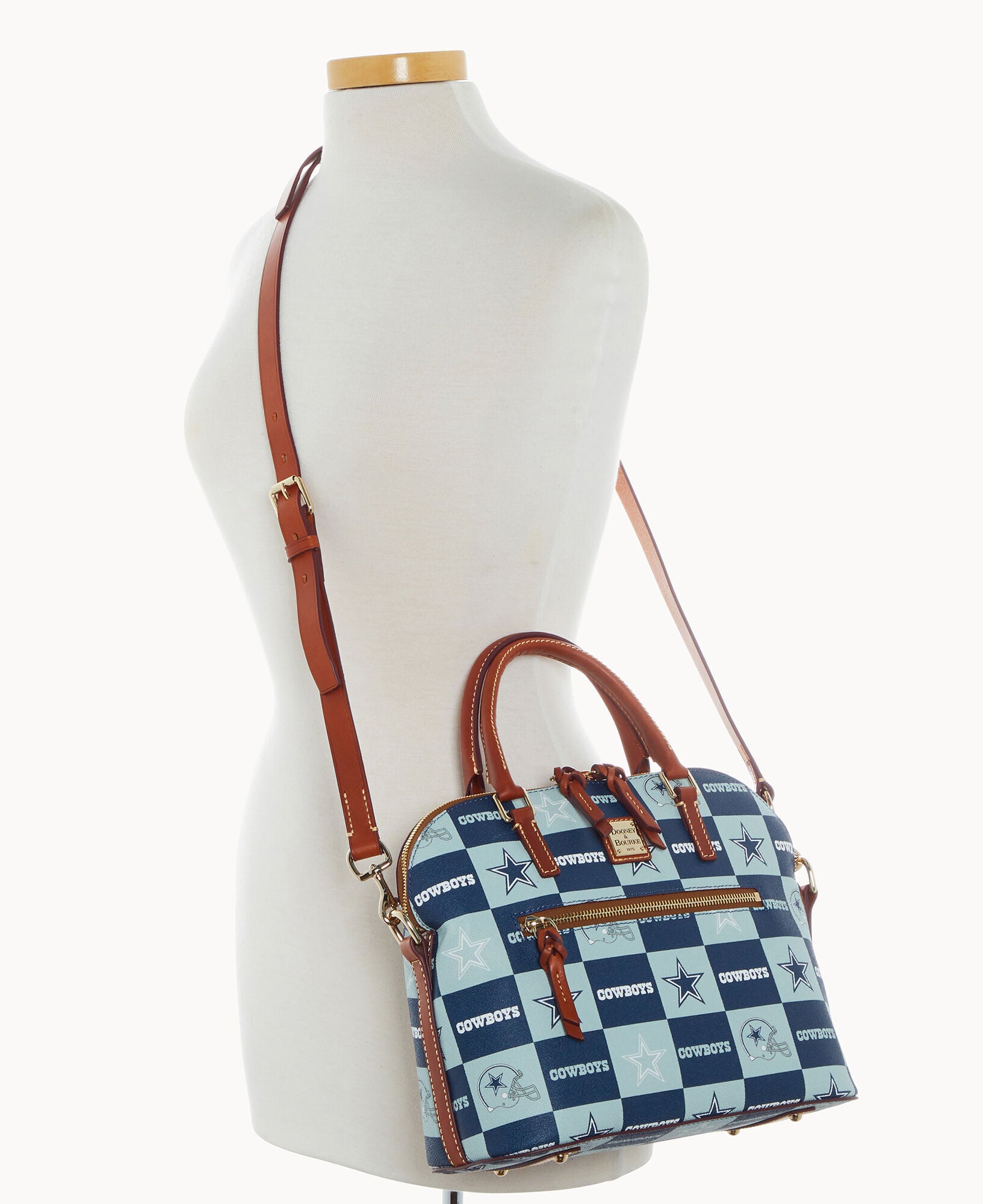 NFL Cowboys Domed Zip Satchel - Image 4