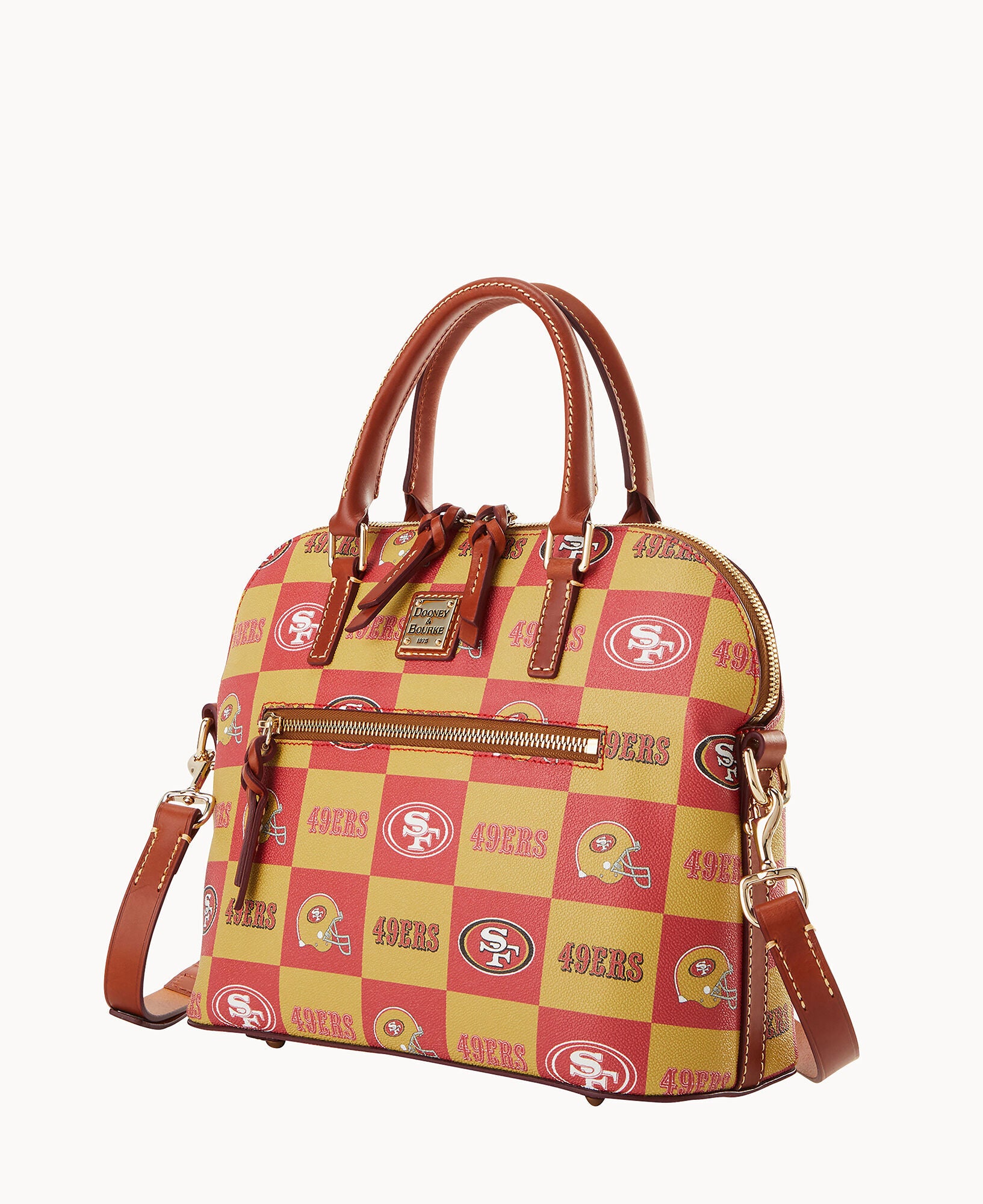 NFL 49ERS Domed Zip Satchel - Image 2