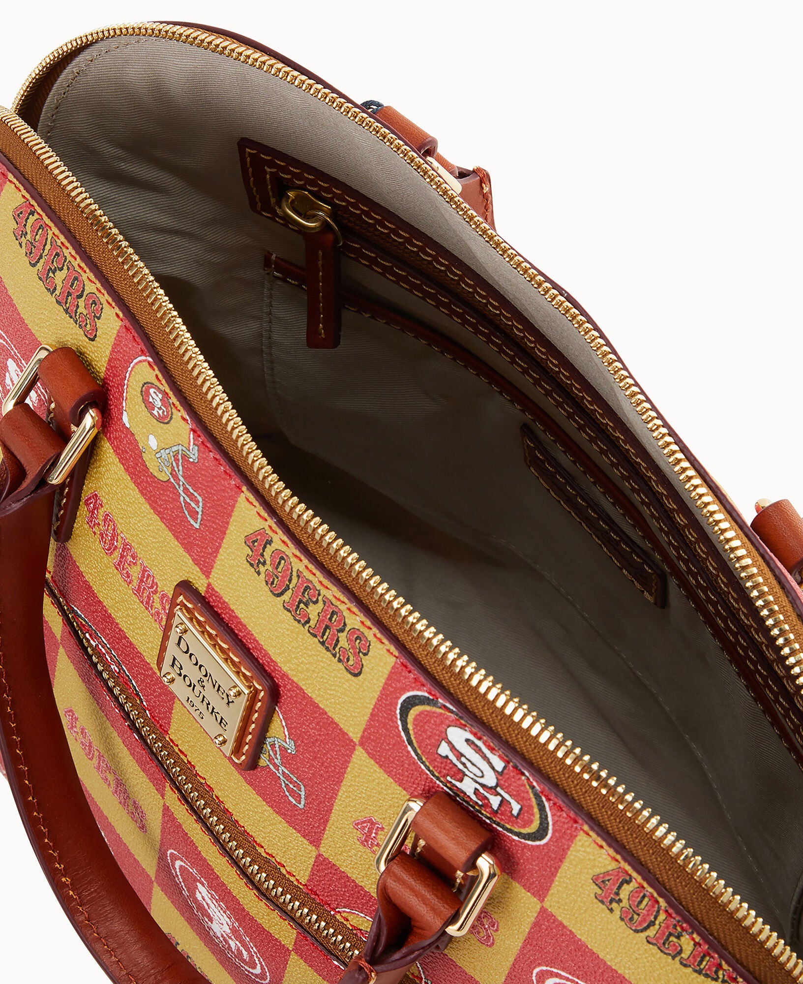 NFL 49ERS Domed Zip Satchel - Image 3
