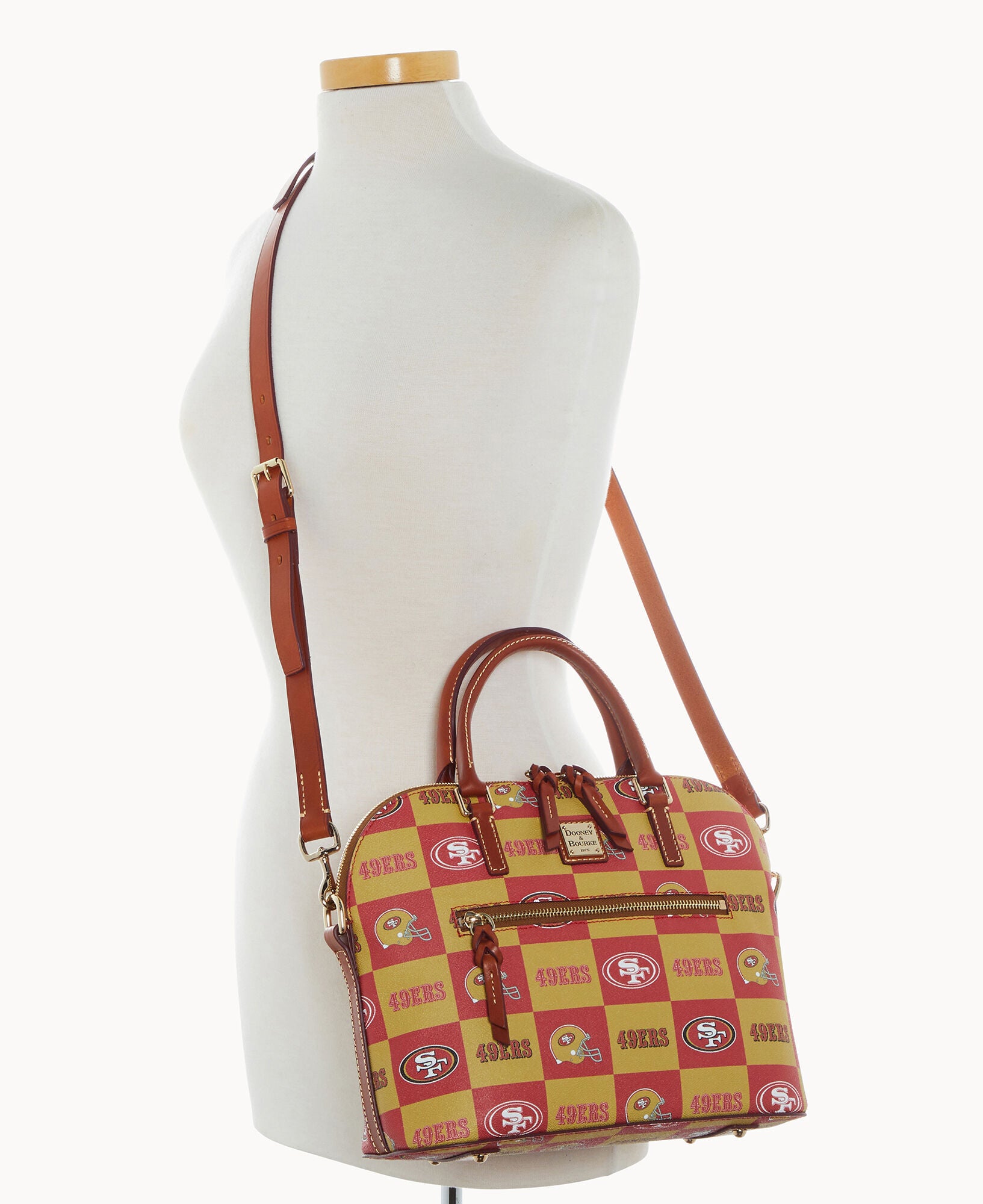 NFL 49ERS Domed Zip Satchel - Image 4