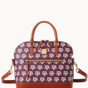 Collegiate Texas A&M University Domed Zip Satchel