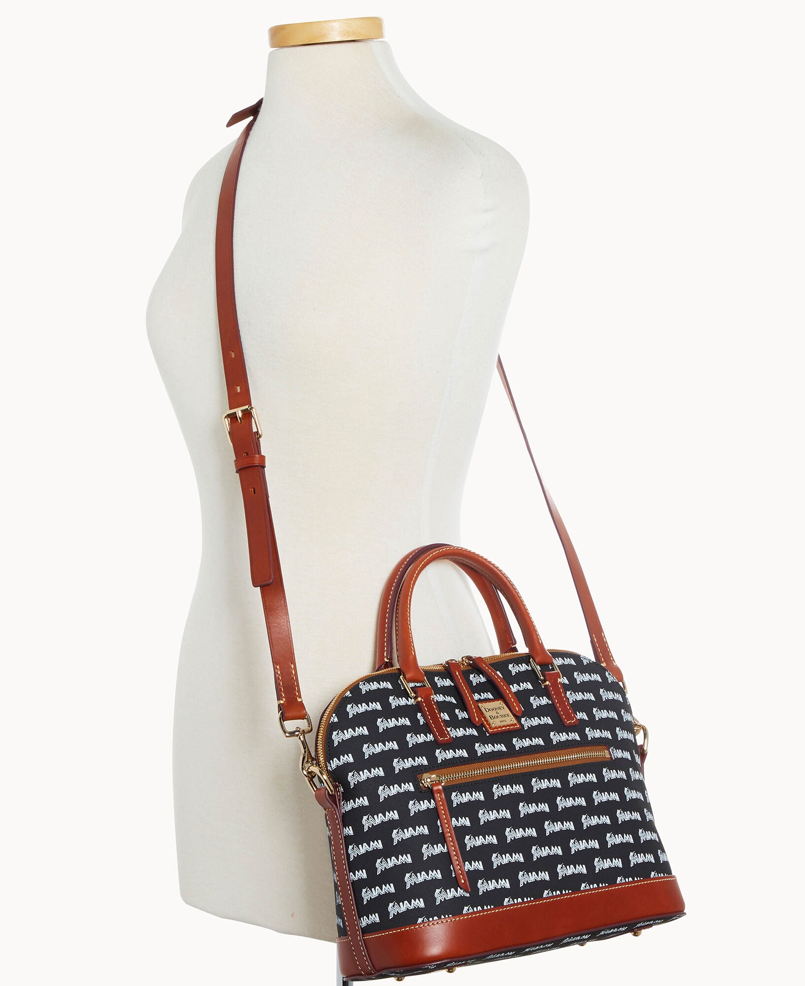 MLB Marlins Domed Zip Satchel - Image 4