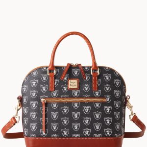 NFL Raiders Domed Zip Satchel