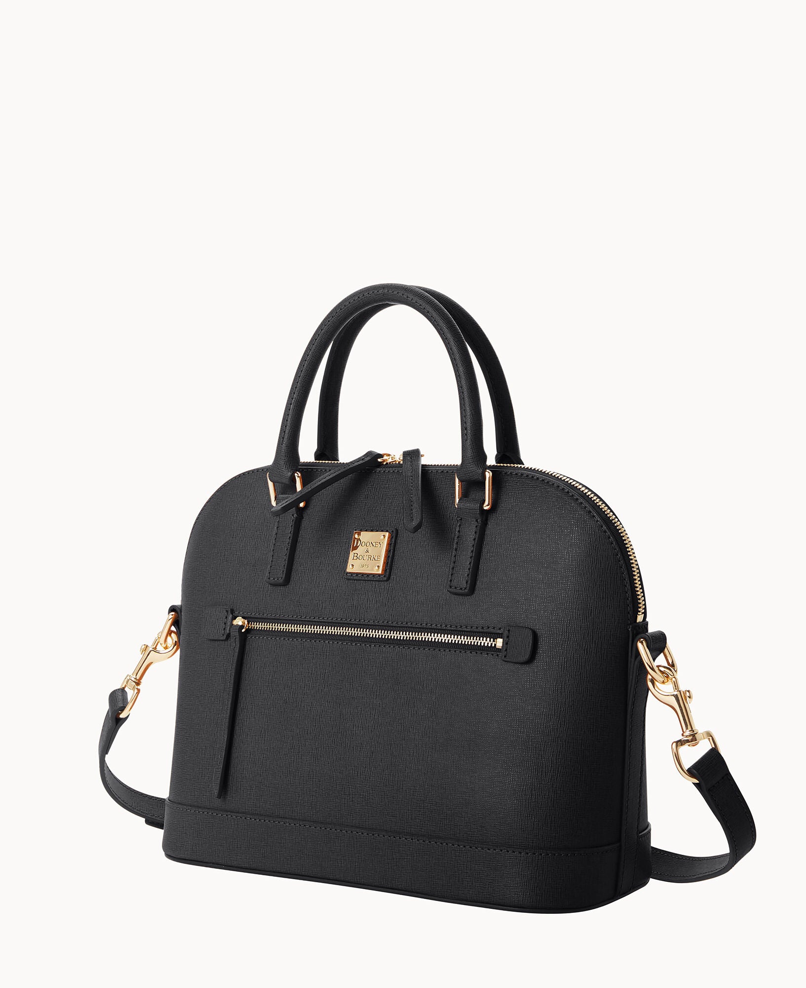 Saffiano Domed Zip Satchel - Image 25