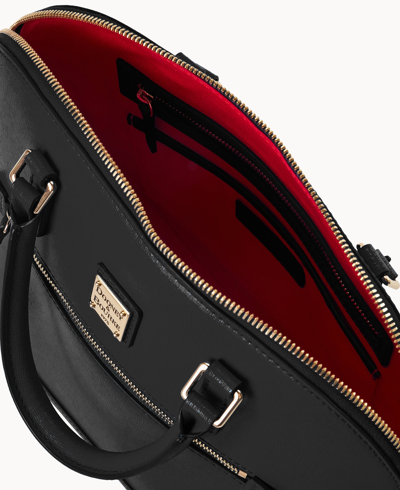 Saffiano Domed Zip Satchel - Image 26