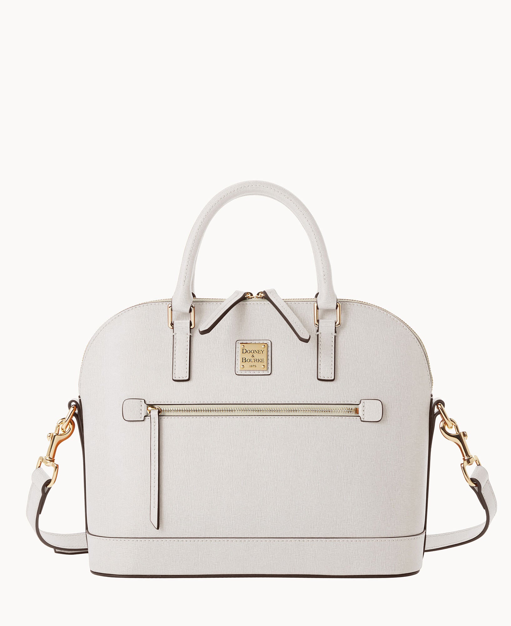 Saffiano Domed Zip Satchel - Image 17