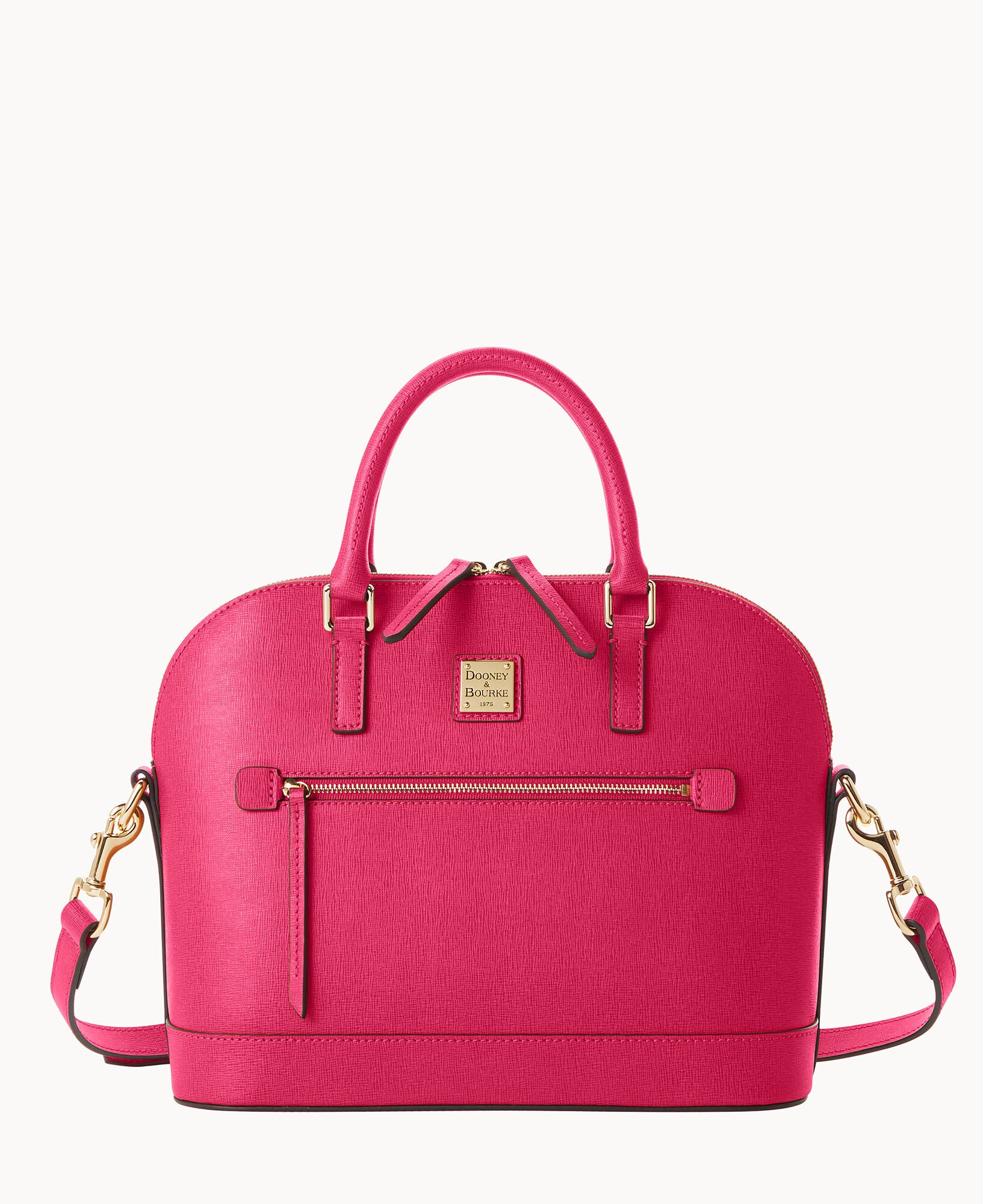 Saffiano Domed Zip Satchel - Image 28