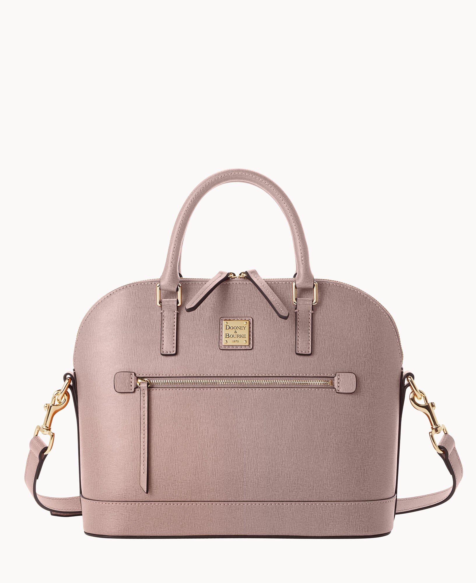 Saffiano Domed Zip Satchel - Image 20