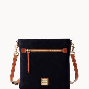 Suede Zip Crossbody