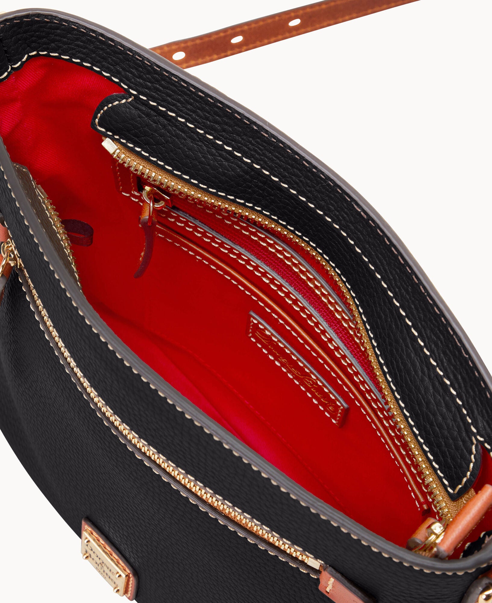 Pebble Grain Zip Crossbody - Image 24