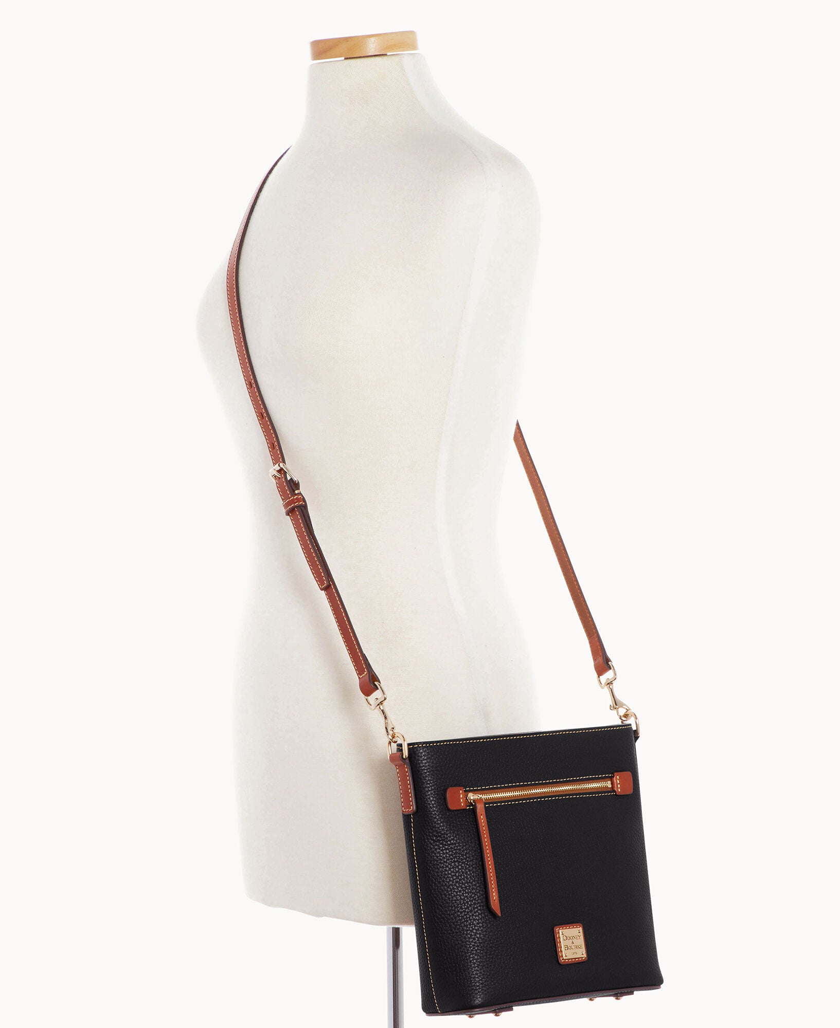 Pebble Grain Zip Crossbody - Image 25