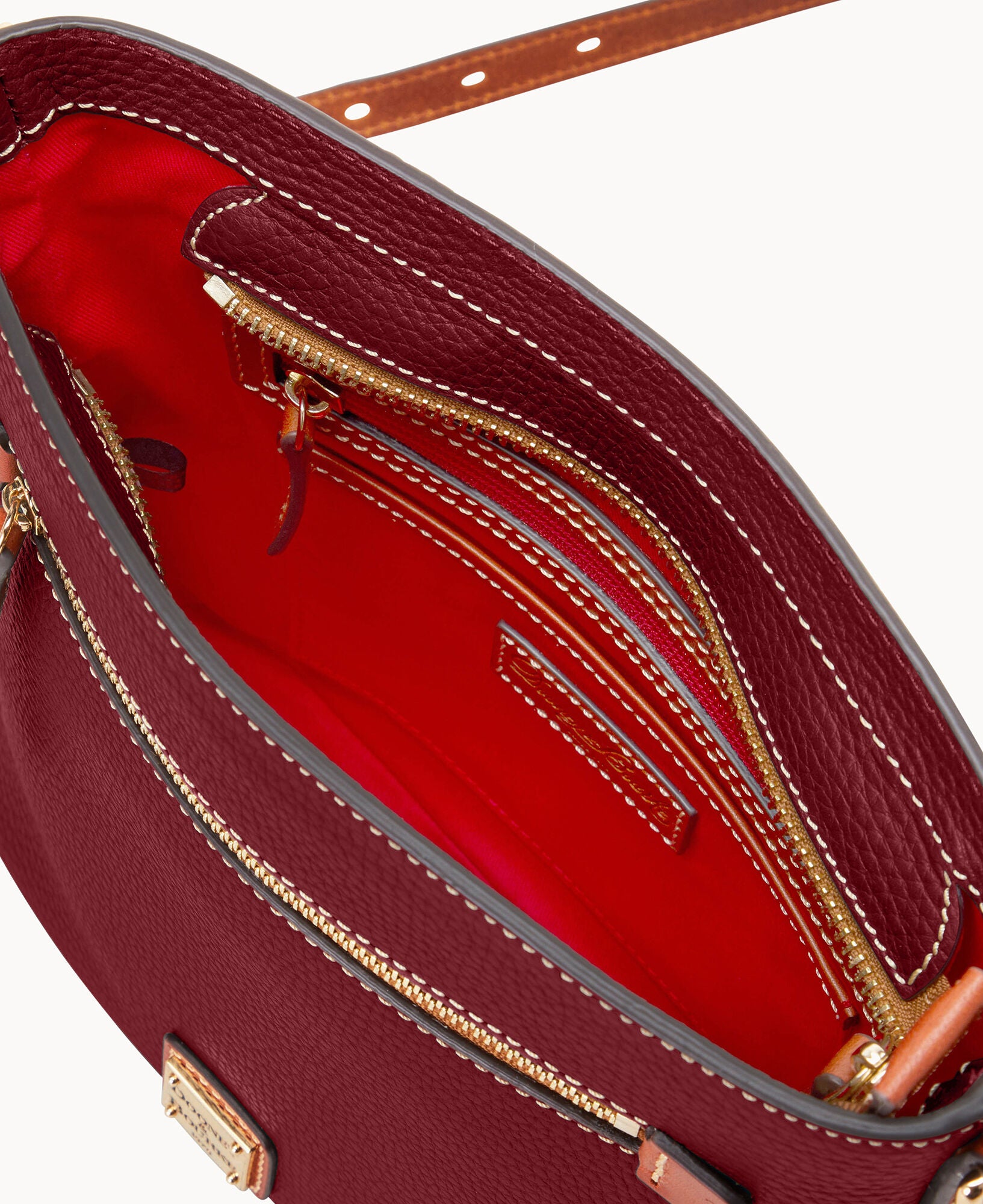 Pebble Grain Zip Crossbody - Image 27
