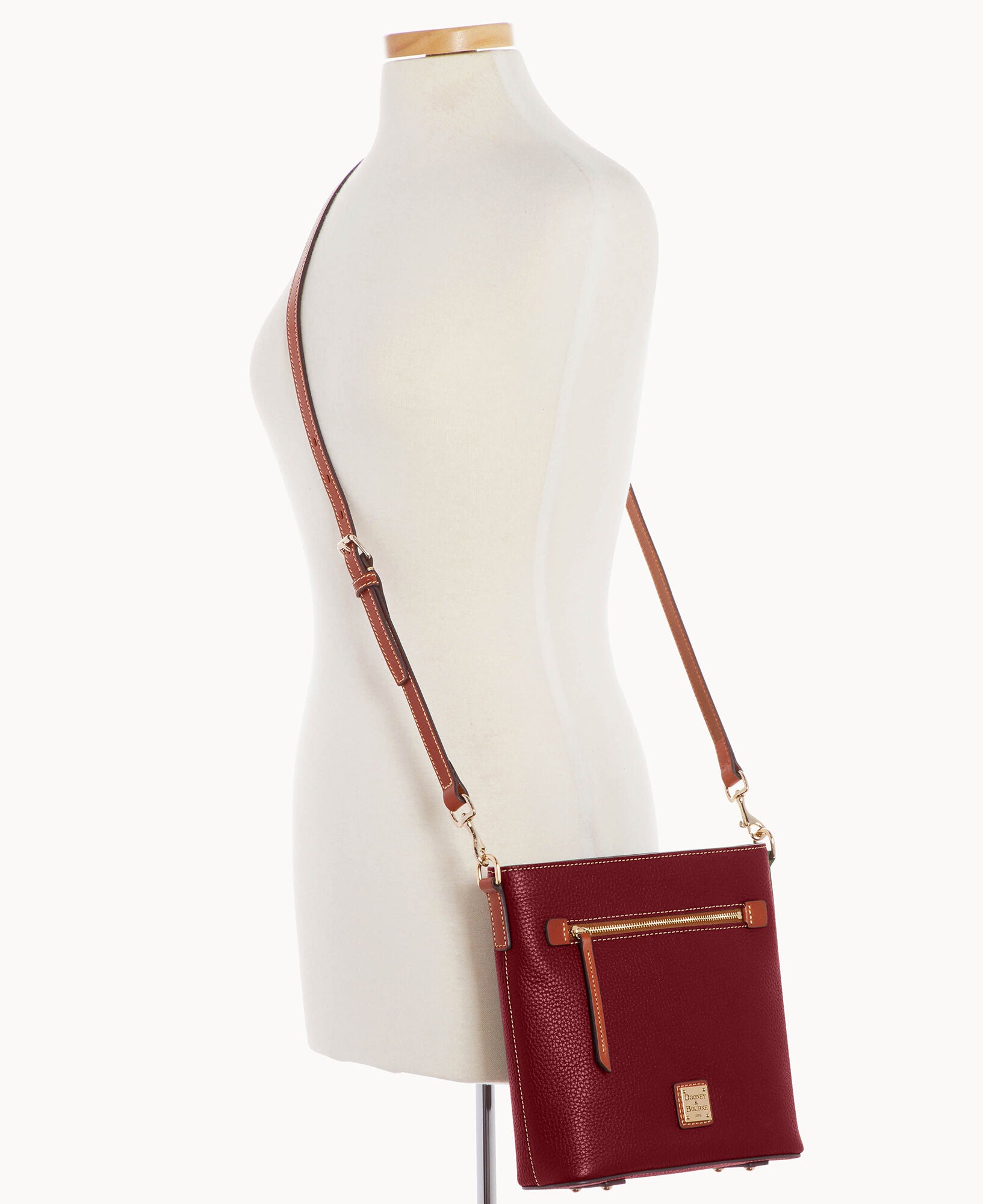 Pebble Grain Zip Crossbody - Image 28