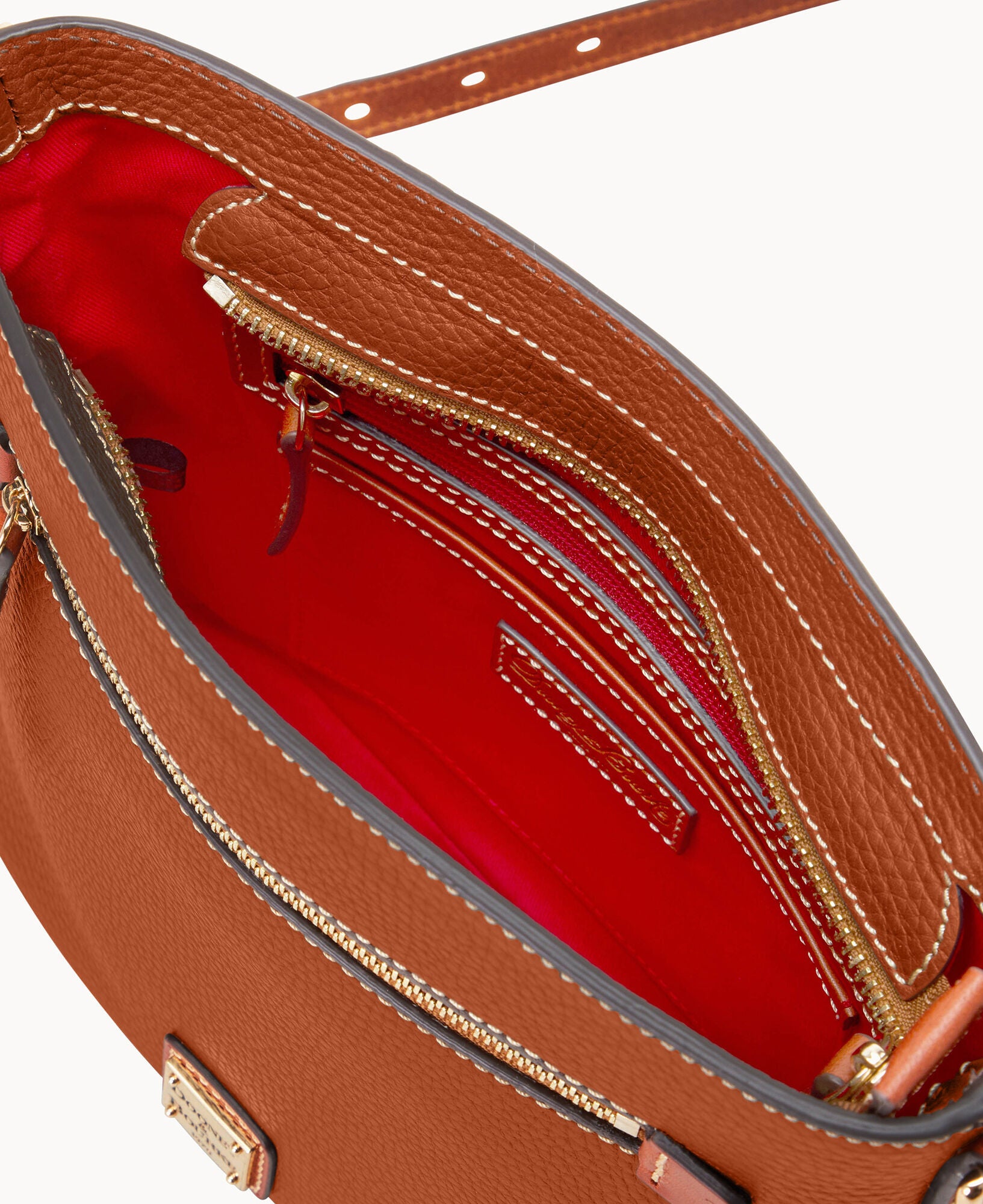 Pebble Grain Zip Crossbody - Image 6